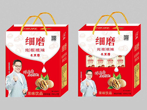 細(xì)磨核桃味無蔗糖果味飲品禮盒