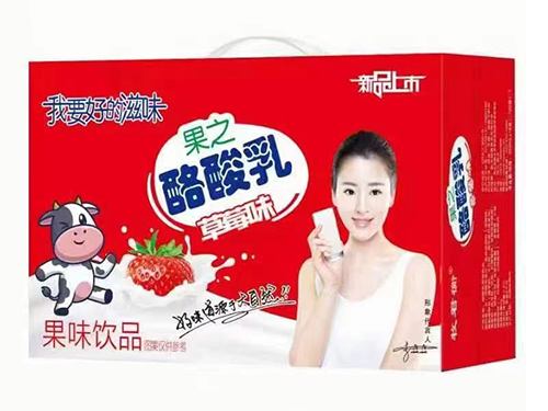 果之酪酸乳草莓味果味飲品